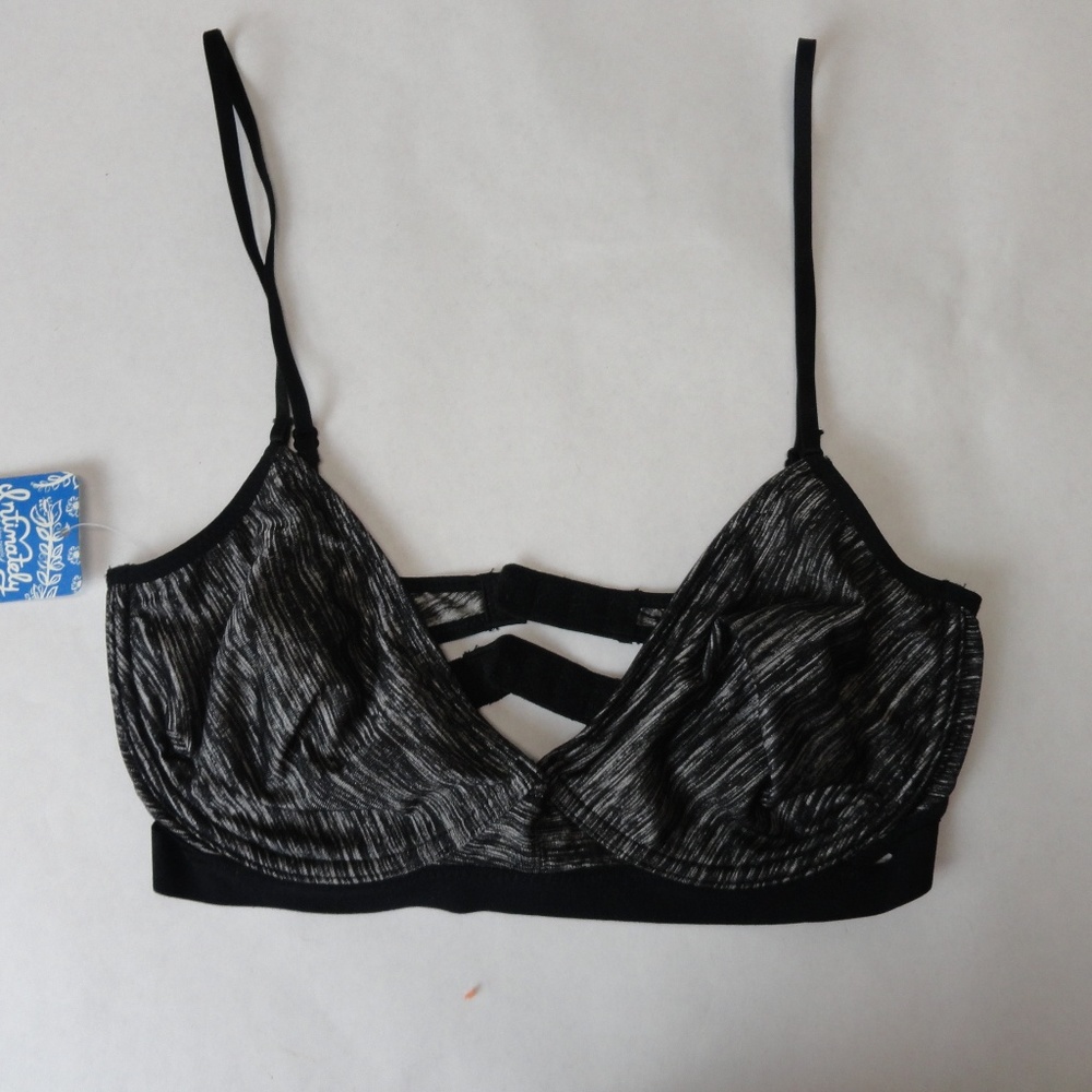 Intimately Free People Bra Underwire Black NWT